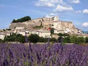 Chateau de grignan en Drôme au départ de la maison d'hôtes