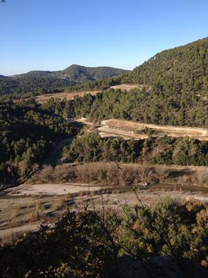 Au-dessus de la vallée de l'Ouvèze