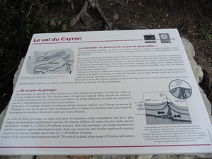 Arrivée au Col du Cayron pour les hotes de l'Esclériade a entrechaux